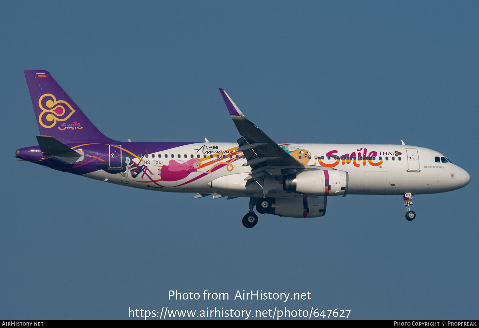 Aircraft Photo of HS-TXQ | Airbus A320-232 | Thai Smile | AirHistory.net #647627