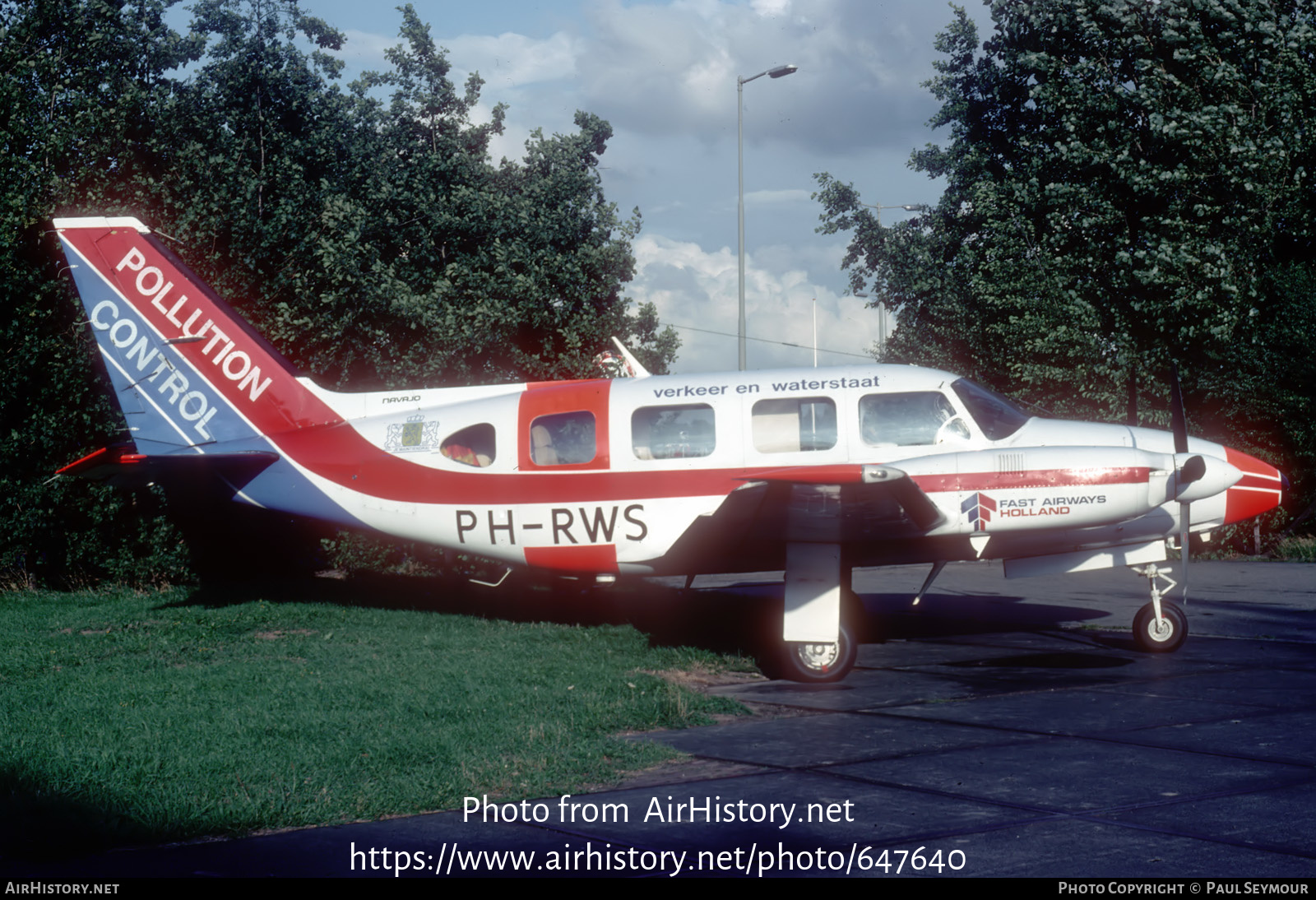 Aircraft Photo of PH-RWS | Piper PA-31-310 Navajo C | Verkeer en Waterstaat | AirHistory.net #647640