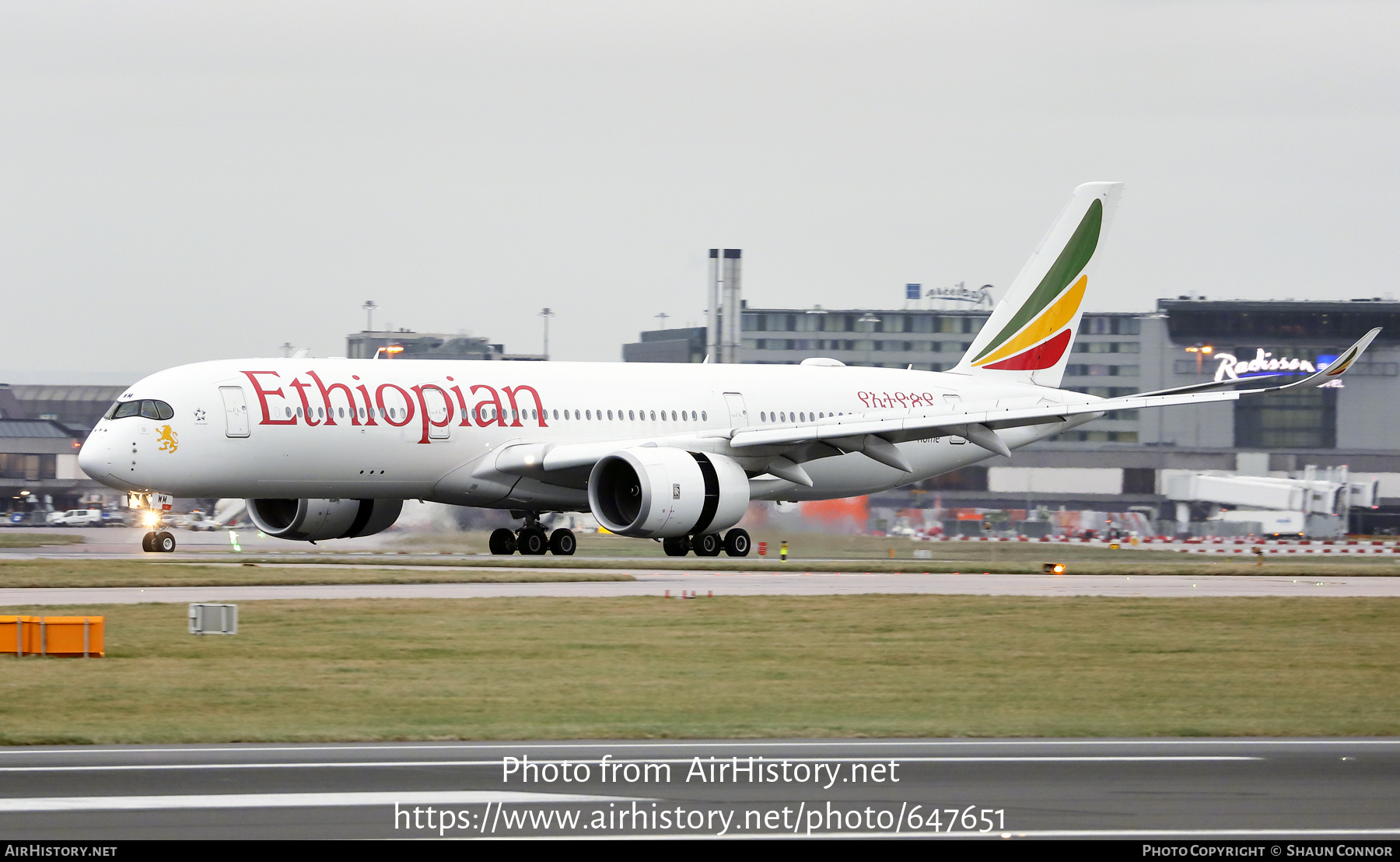 Aircraft Photo of ET-AWM | Airbus A350-941 | Ethiopian Airlines | AirHistory.net #647651