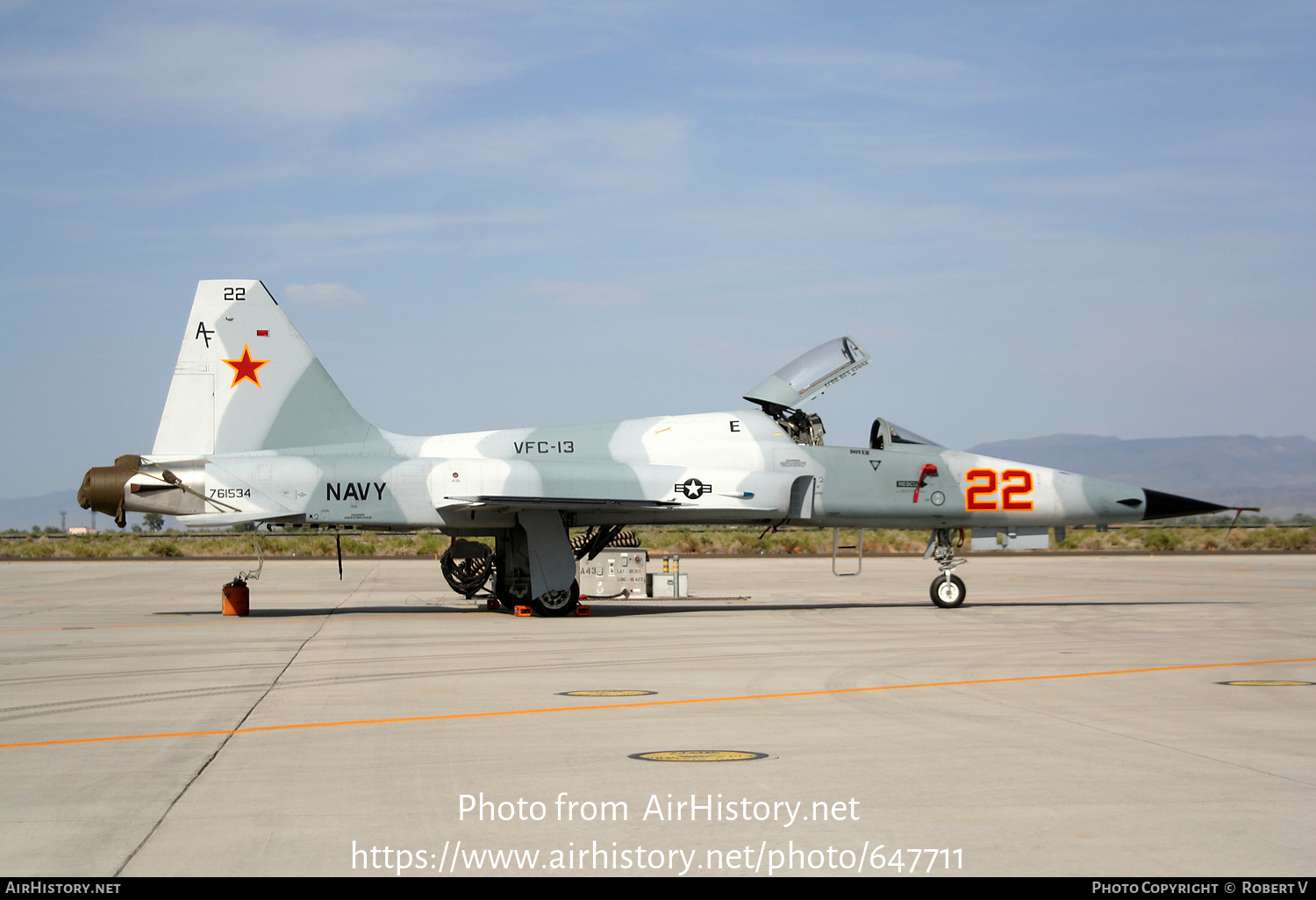 Aircraft Photo of 761534 / 22 red | Northrop F-5N Tiger II | USA - Navy | AirHistory.net #647711