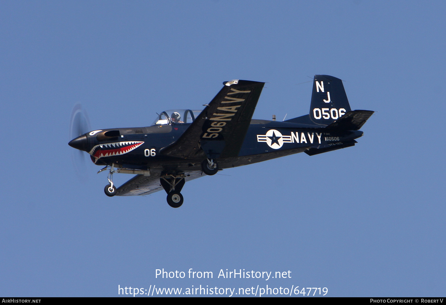 Aircraft Photo of 160506 / 0506 | Beech T-34C Turbo Mentor | USA - Navy | AirHistory.net #647719