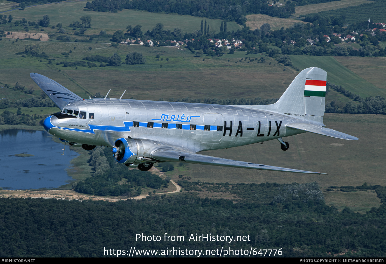 Aircraft Photo of HA-LIX | Lisunov Li-2T | Goldtimer Alapítvány | Malév - Hungarian Airlines | AirHistory.net #647776