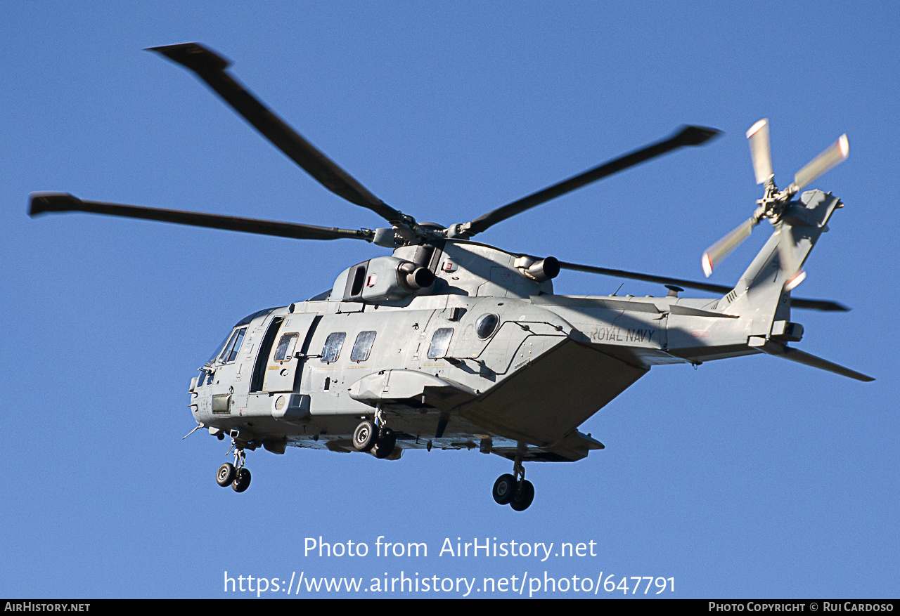 Aircraft Photo of ZJ123 | EHI EH101-411 Merlin HC3 | UK - Navy | AirHistory.net #647791