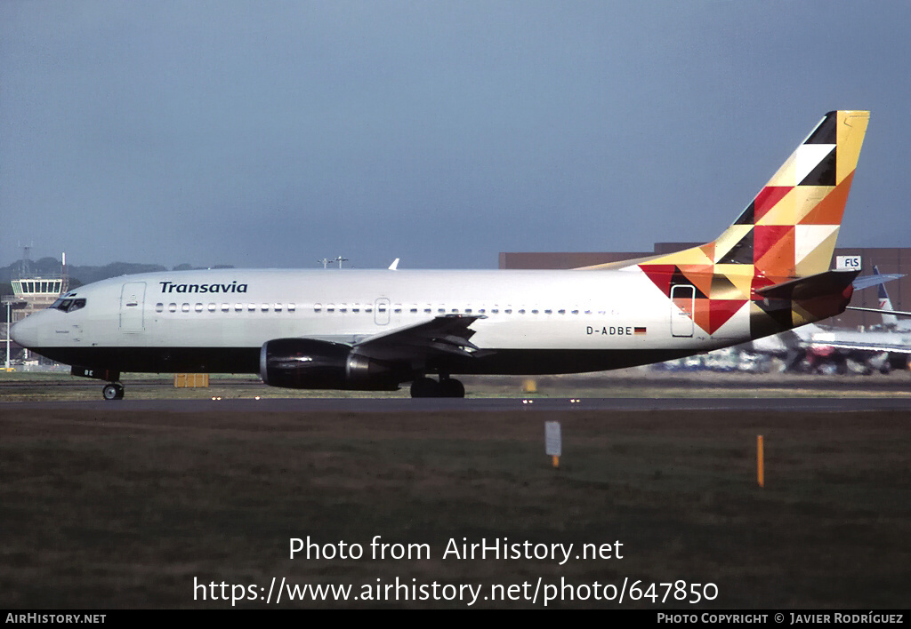 Aircraft Photo of D-ADBE | Boeing 737-3L9 | Transavia | AirHistory.net #647850