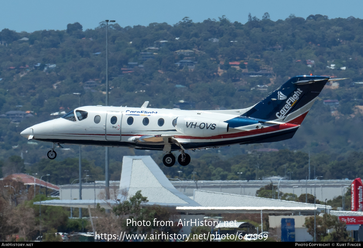 Aircraft Photo of VH-OVS | Beech Beechjet 400A/Nextant N400XT | CareFlight | AirHistory.net #647969