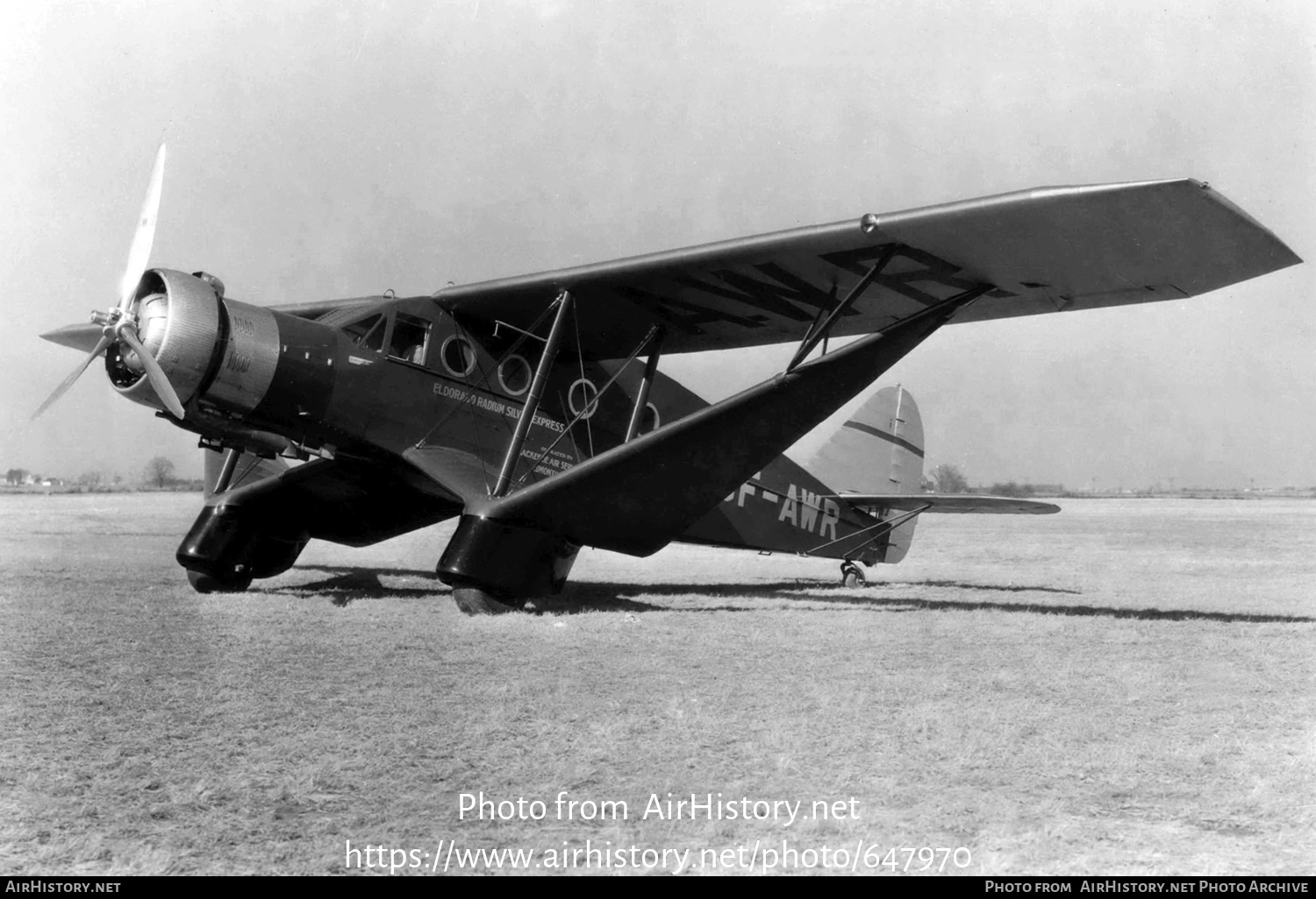 Aircraft Photo of CF-AWR | Bellanca 66-75 Aircruiser | Mackenzie Air Service | AirHistory.net #647970