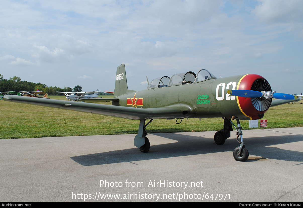 Aircraft Photo of N62157 / NX62157 / 61062 | Nanchang CJ-6A | China - Air Force | AirHistory.net #647971