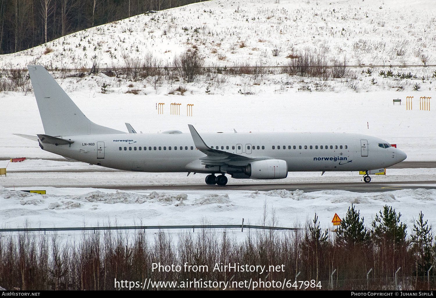 Aircraft Photo of LN-NGD | Boeing 737-8JP | Norwegian | AirHistory.net #647984