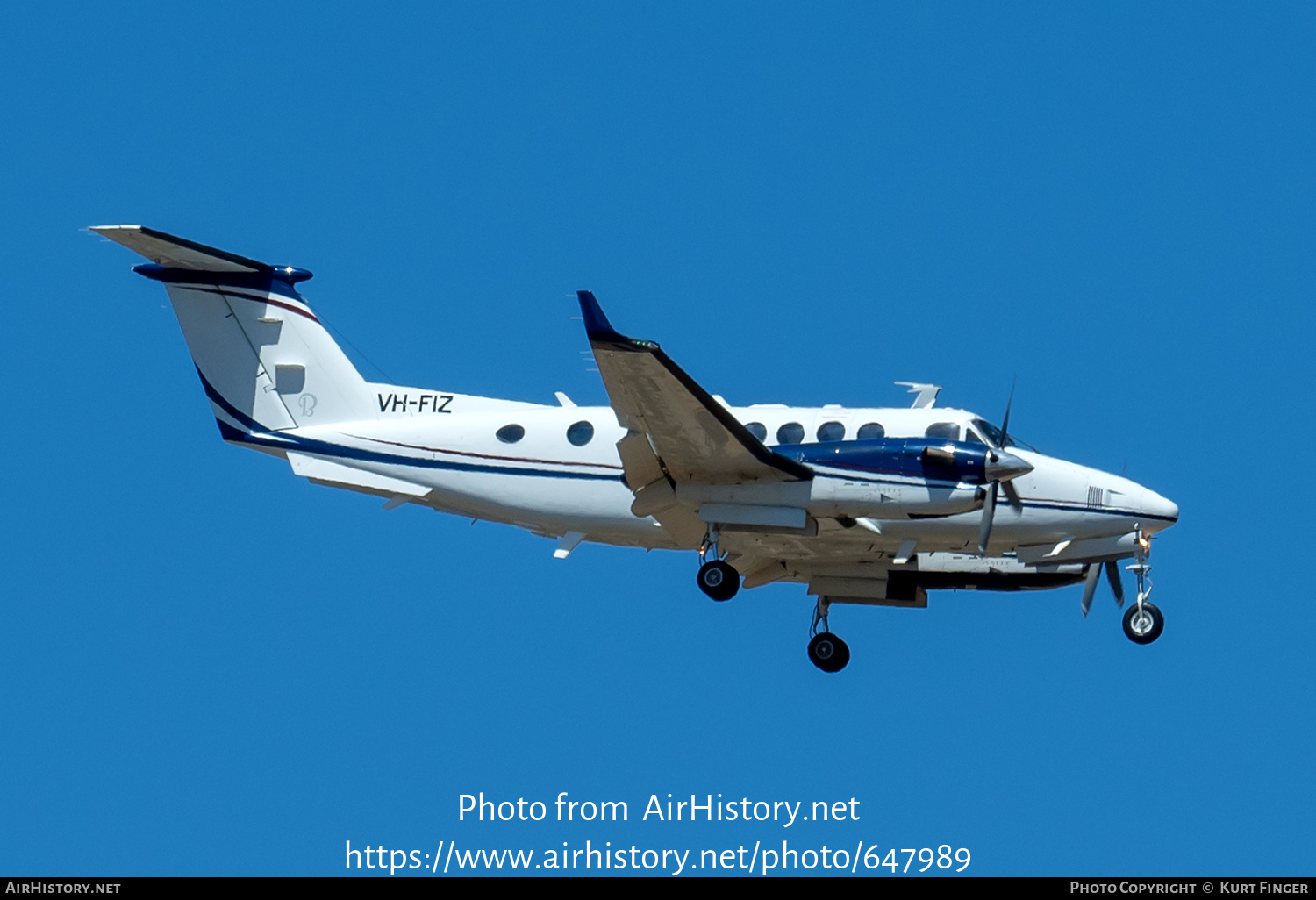 Aircraft Photo of VH-FIZ | Hawker Beechcraft 350i King Air (B300) | AirHistory.net #647989