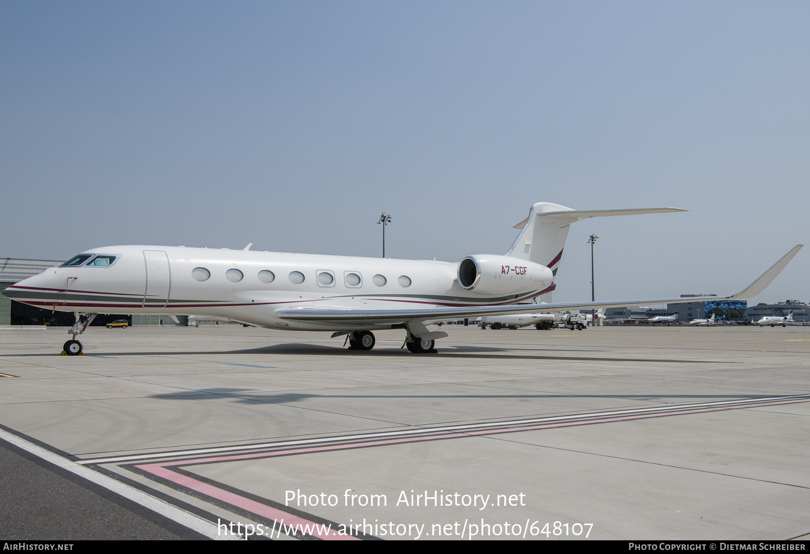 Aircraft Photo of A7-CGF | Gulfstream Aerospace G650ER (G-VI) | AirHistory.net #648107