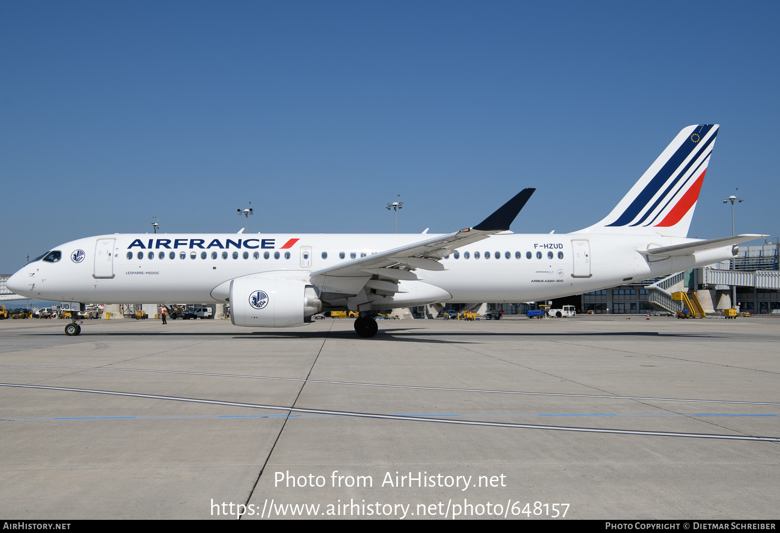 Aircraft Photo of F-HZUD | Airbus A220-371 (BD-500-1A11) | Air France | AirHistory.net #648157