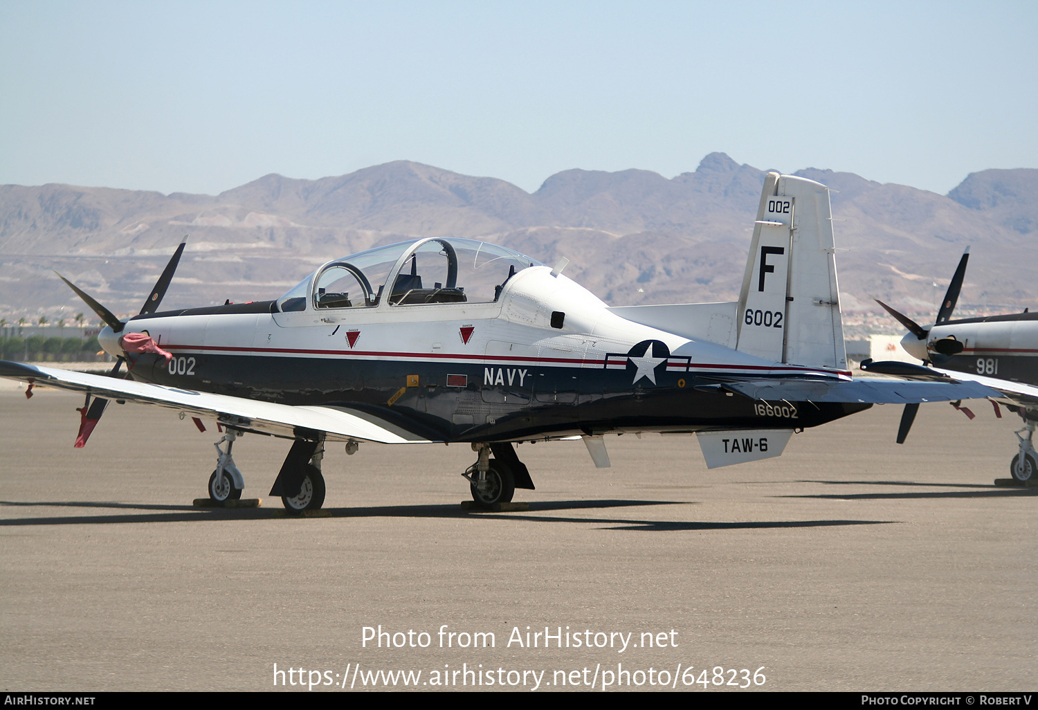 Aircraft Photo of 166002 | Raytheon T-6A Texan II | USA - Navy | AirHistory.net #648236