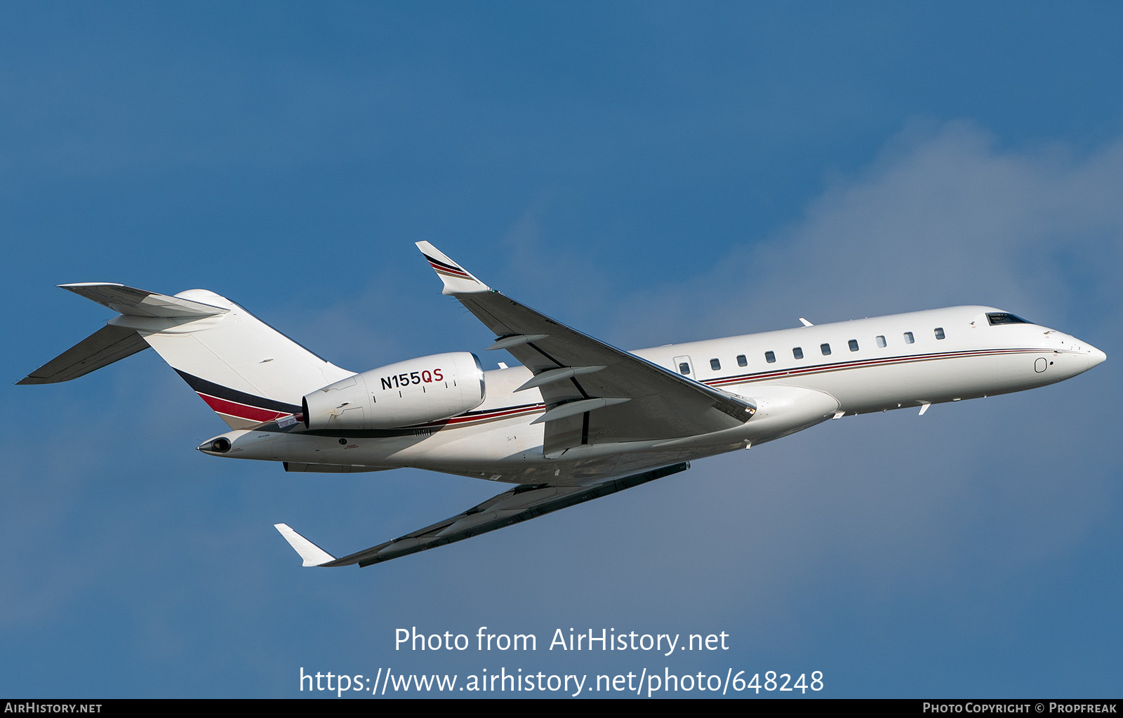 Aircraft Photo of N155QS | Bombardier Global 6000 (BD-700-1A10) | AirHistory.net #648248