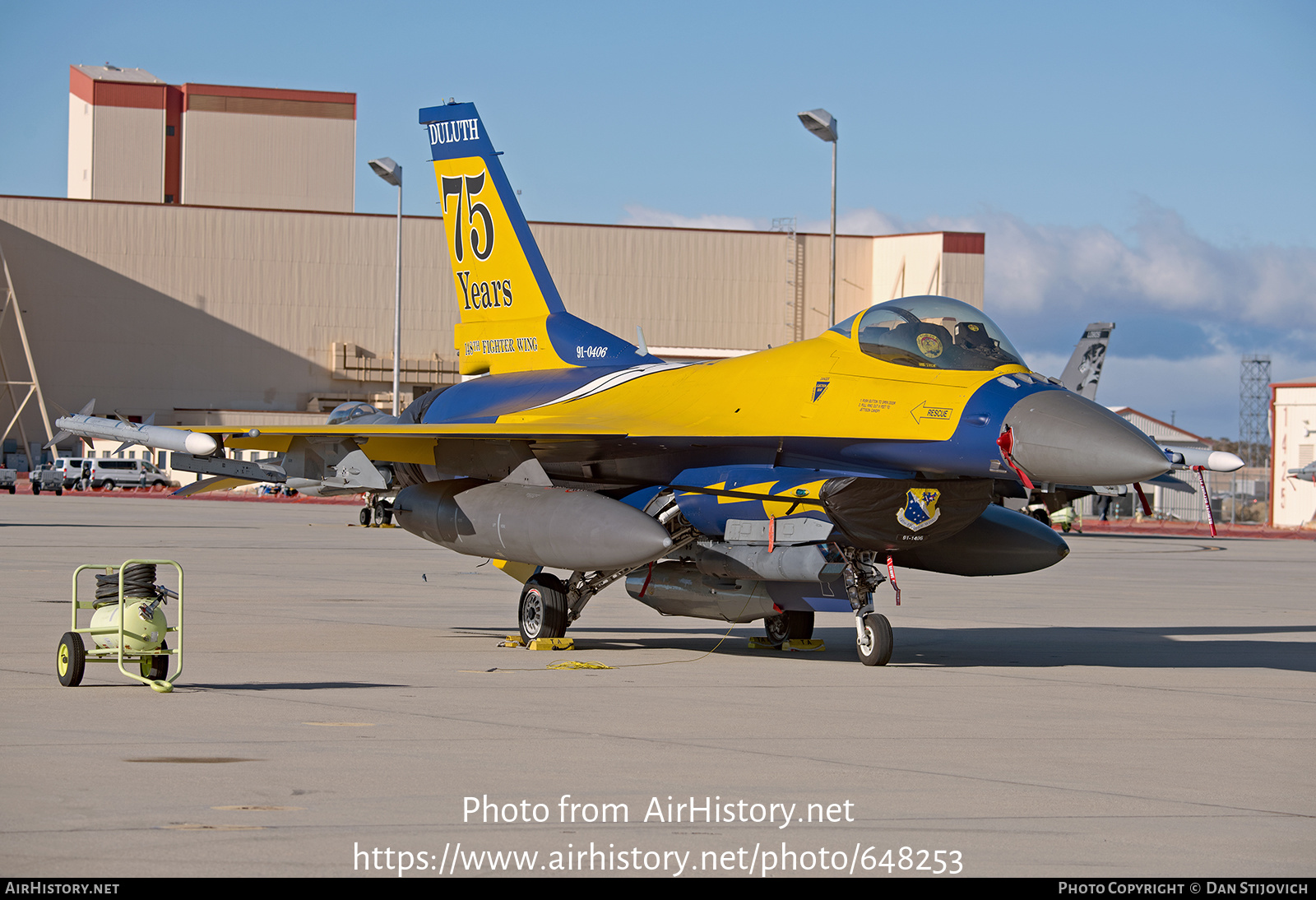 Aircraft Photo of 91-0406 / AF91-406 | General Dynamics F-16CM Fighting Falcon | USA - Air Force | AirHistory.net #648253