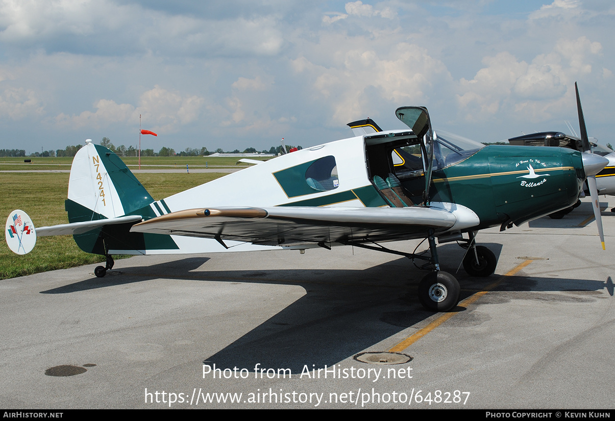 Aircraft Photo of N74241 | Bellanca 14-13 Cruisair Senior | AirHistory.net #648287