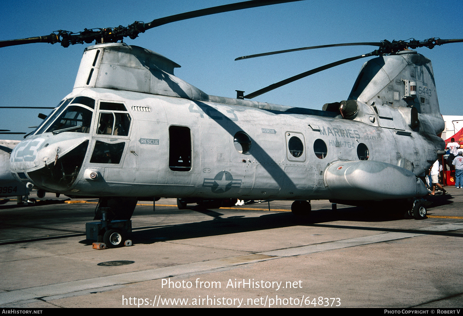 Aircraft Photo of 156443 / 6443 | Boeing Vertol CH-46F Sea Knight | USA ...