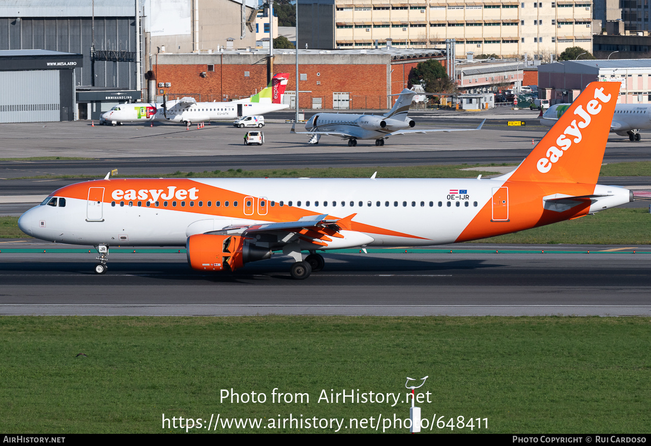 Aircraft Photo of OE-IJR | Airbus A320-214 | EasyJet | AirHistory.net #648411