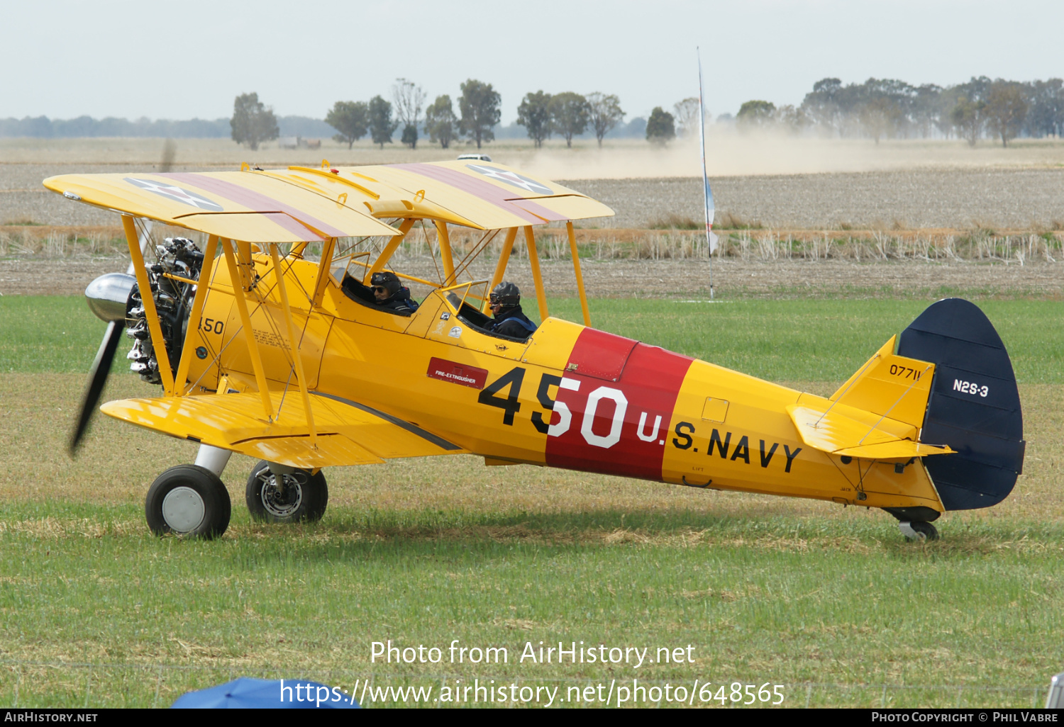 Aircraft Photo of VH-PUD / 07711 | Boeing N2S-3 Kaydet (B75N1) | USA - Navy | AirHistory.net #648565