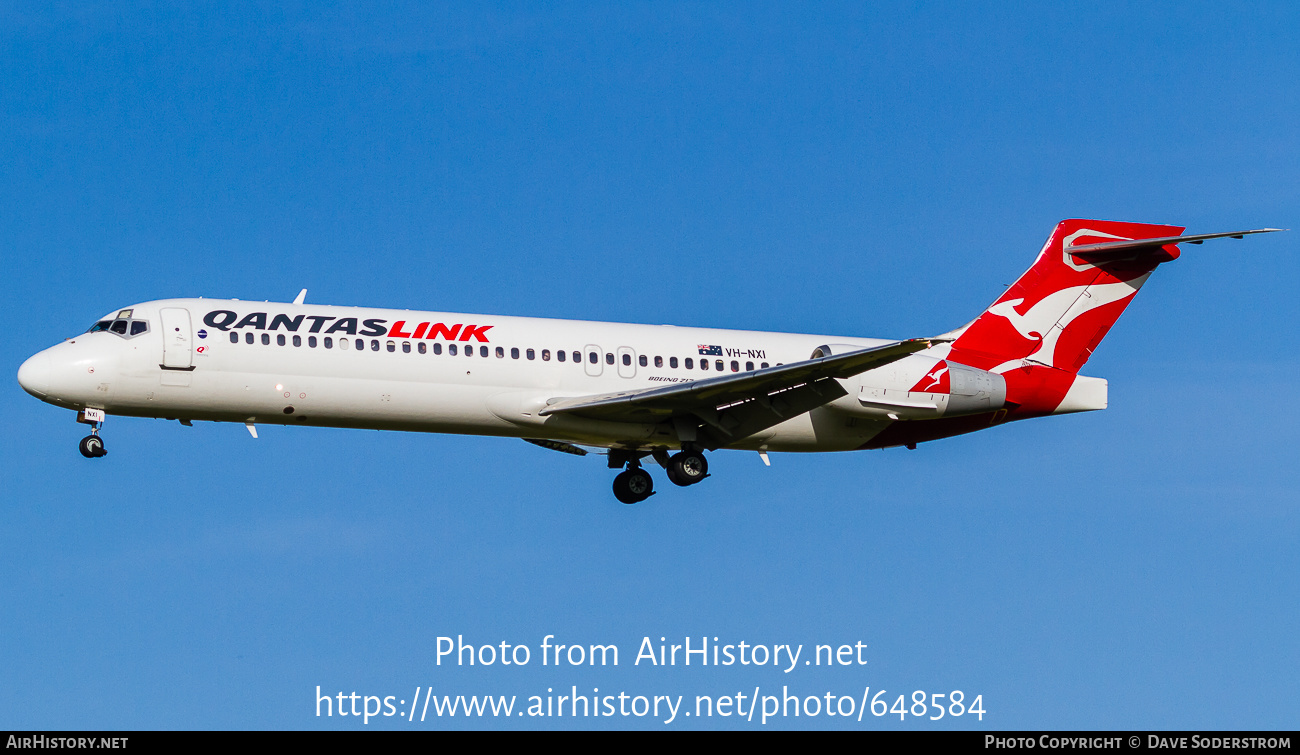 Aircraft Photo of VH-NXI | Boeing 717-2K9 | QantasLink | AirHistory.net #648584