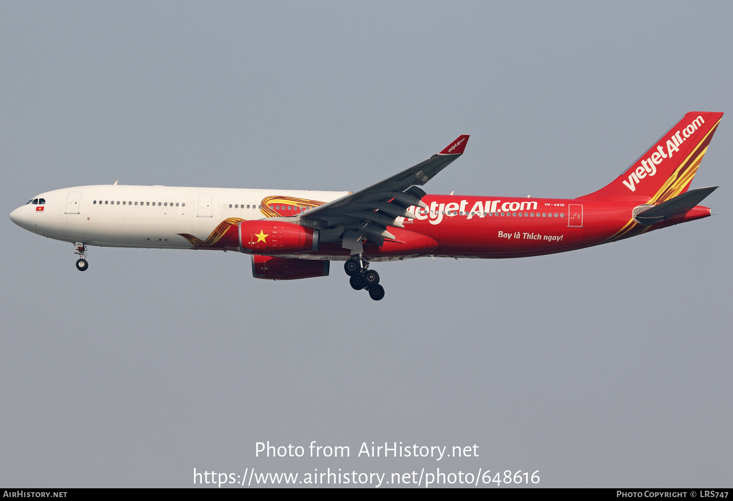 Aircraft Photo of VN-A815 | Airbus A330-343E | VietJet Air | AirHistory.net #648616