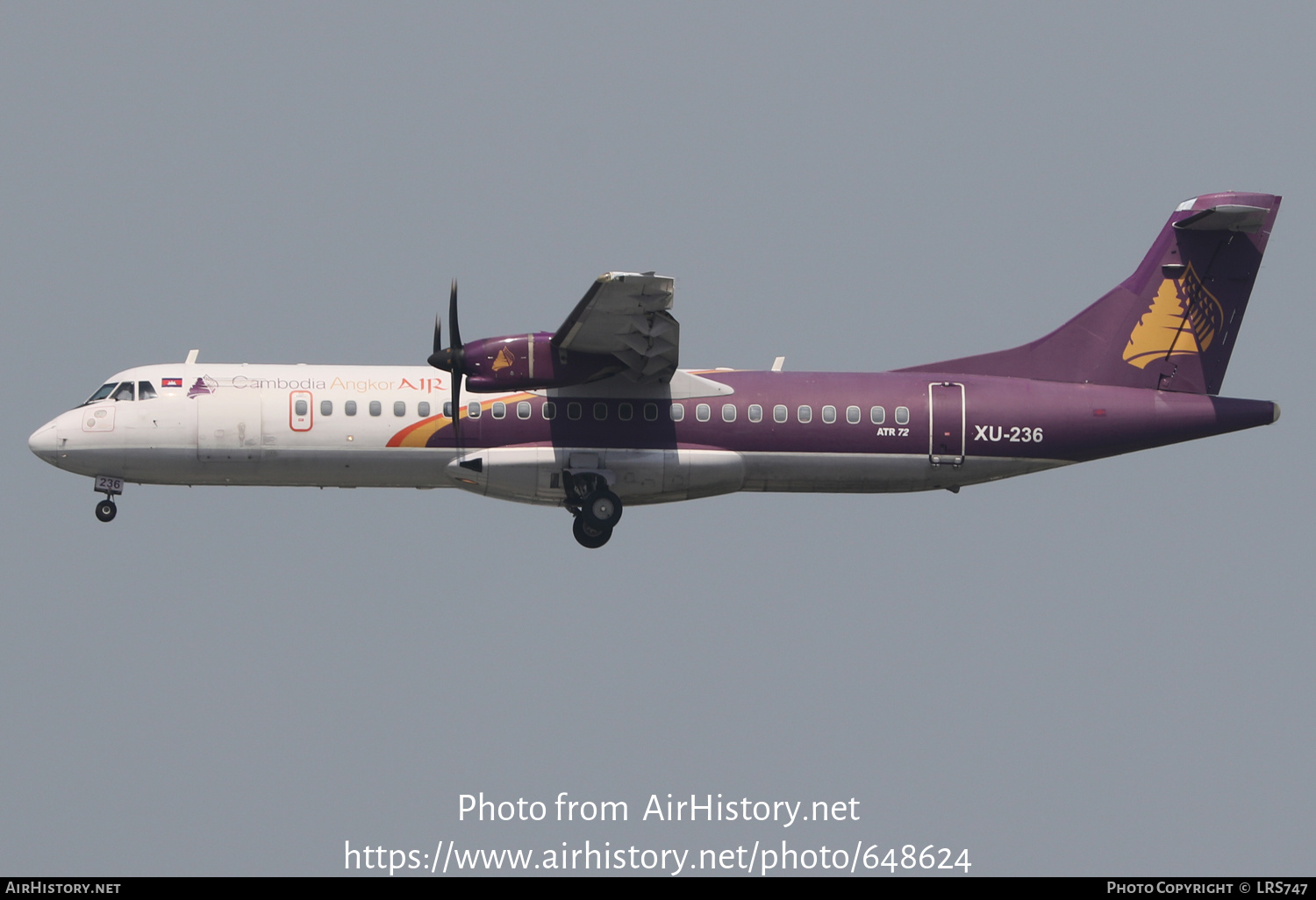 Aircraft Photo of XU-236 | ATR ATR-72-500 (ATR-72-212A) | Cambodia Angkor Air | AirHistory.net #648624