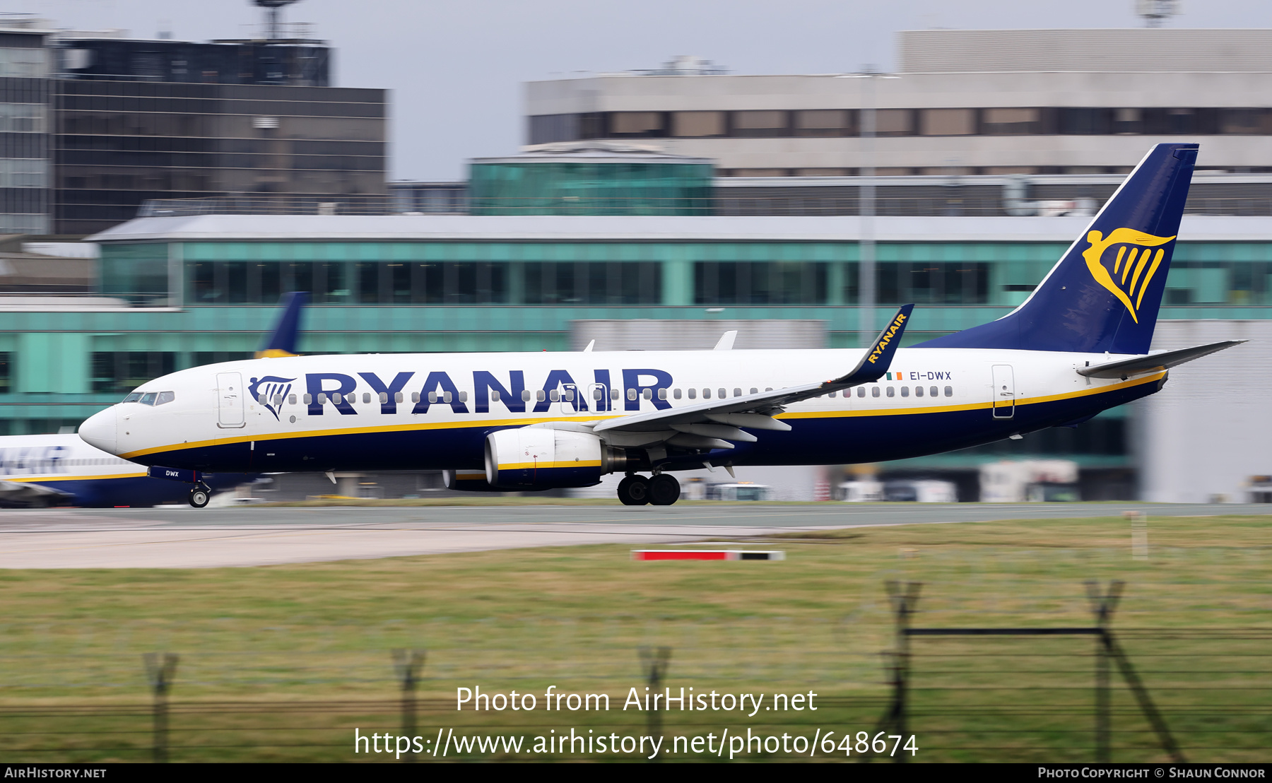 Aircraft Photo of EI-DWX | Boeing 737-8AS | Ryanair | AirHistory.net #648674