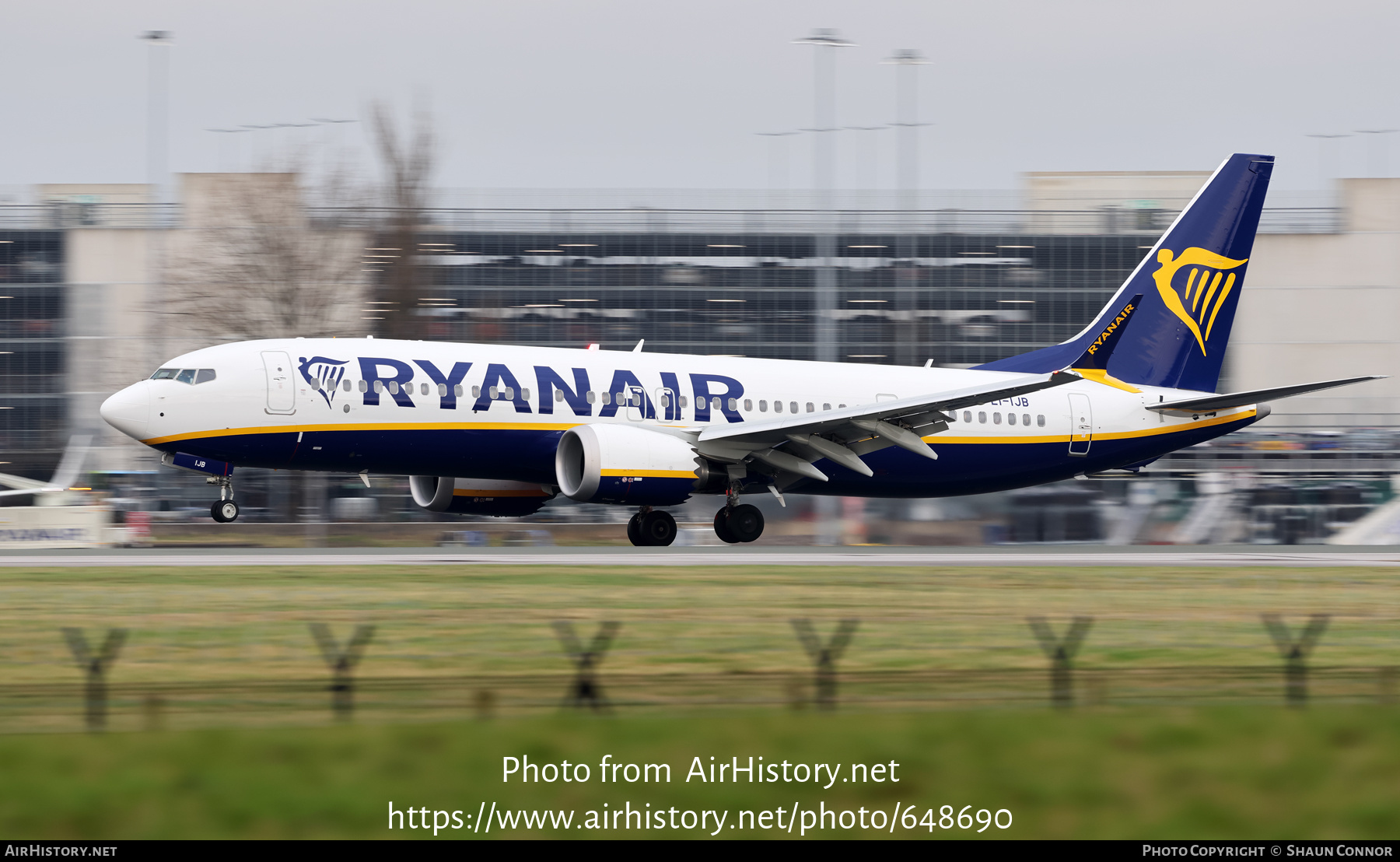 Aircraft Photo of EI-IJB | Boeing 737-8200 Max 200 | Ryanair | AirHistory.net #648690