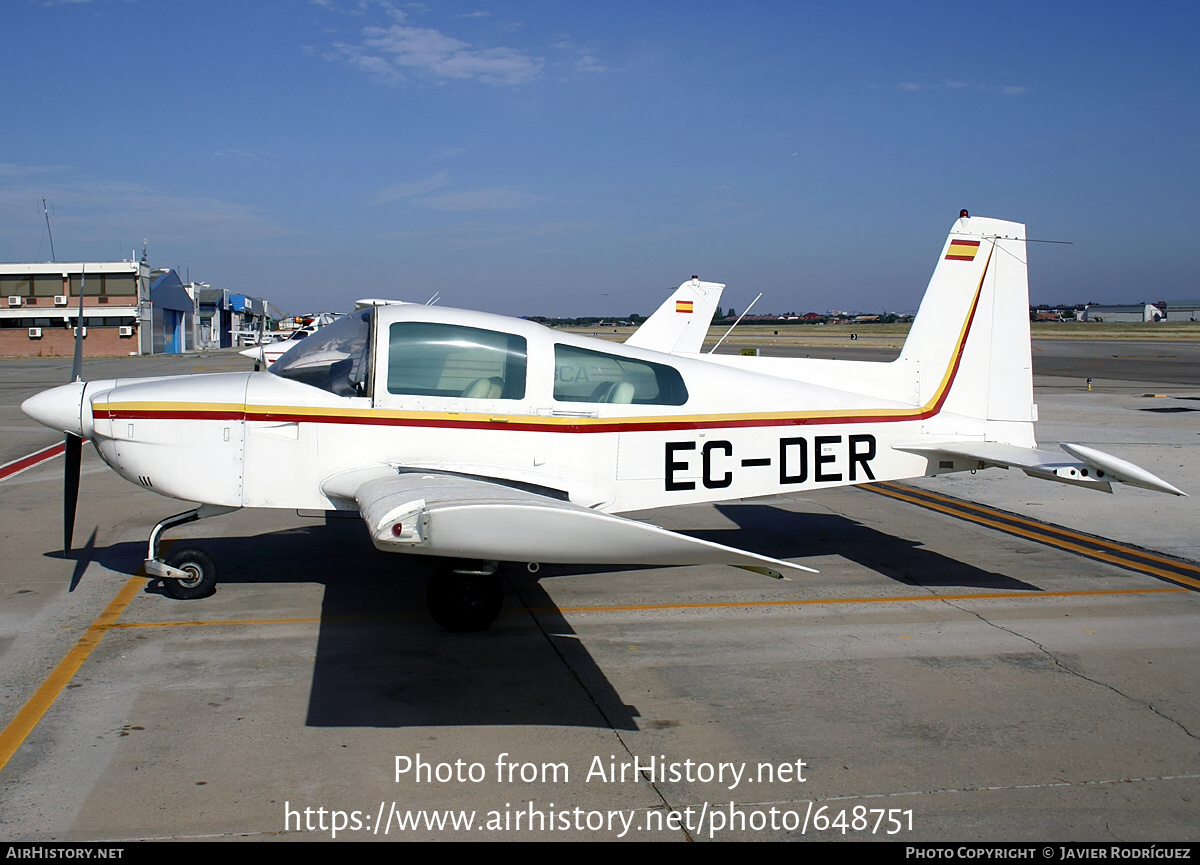 Aircraft Photo of EC-DER | Grumman American AA-5A Cheetah | AirHistory.net #648751