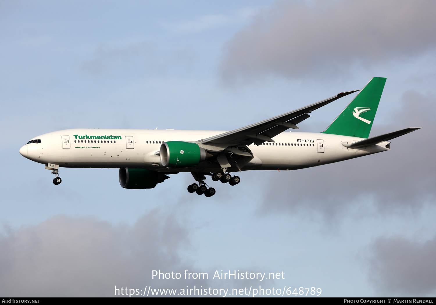 Aircraft Photo of EZ-A779 | Boeing 777-22K/LR | Turkmenistan Airlines | AirHistory.net #648789