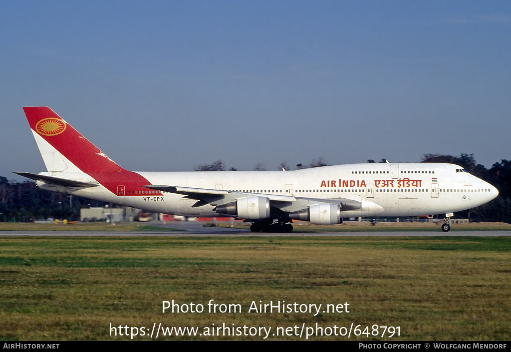 Aircraft Photo of VT-EPX | Boeing 747-337M | Air India | AirHistory.net #648791