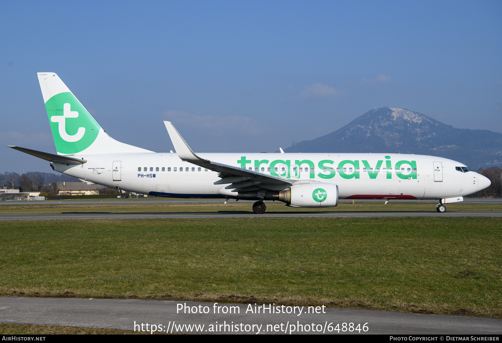 Aircraft Photo of PH-HSW | Boeing 737-8K2 | Transavia | AirHistory.net #648846