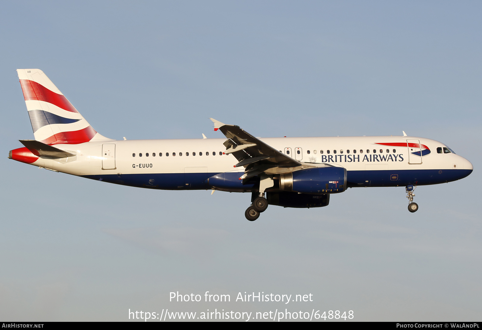 Aircraft Photo of G-EUUO | Airbus A320-232 | British Airways | AirHistory.net #648848