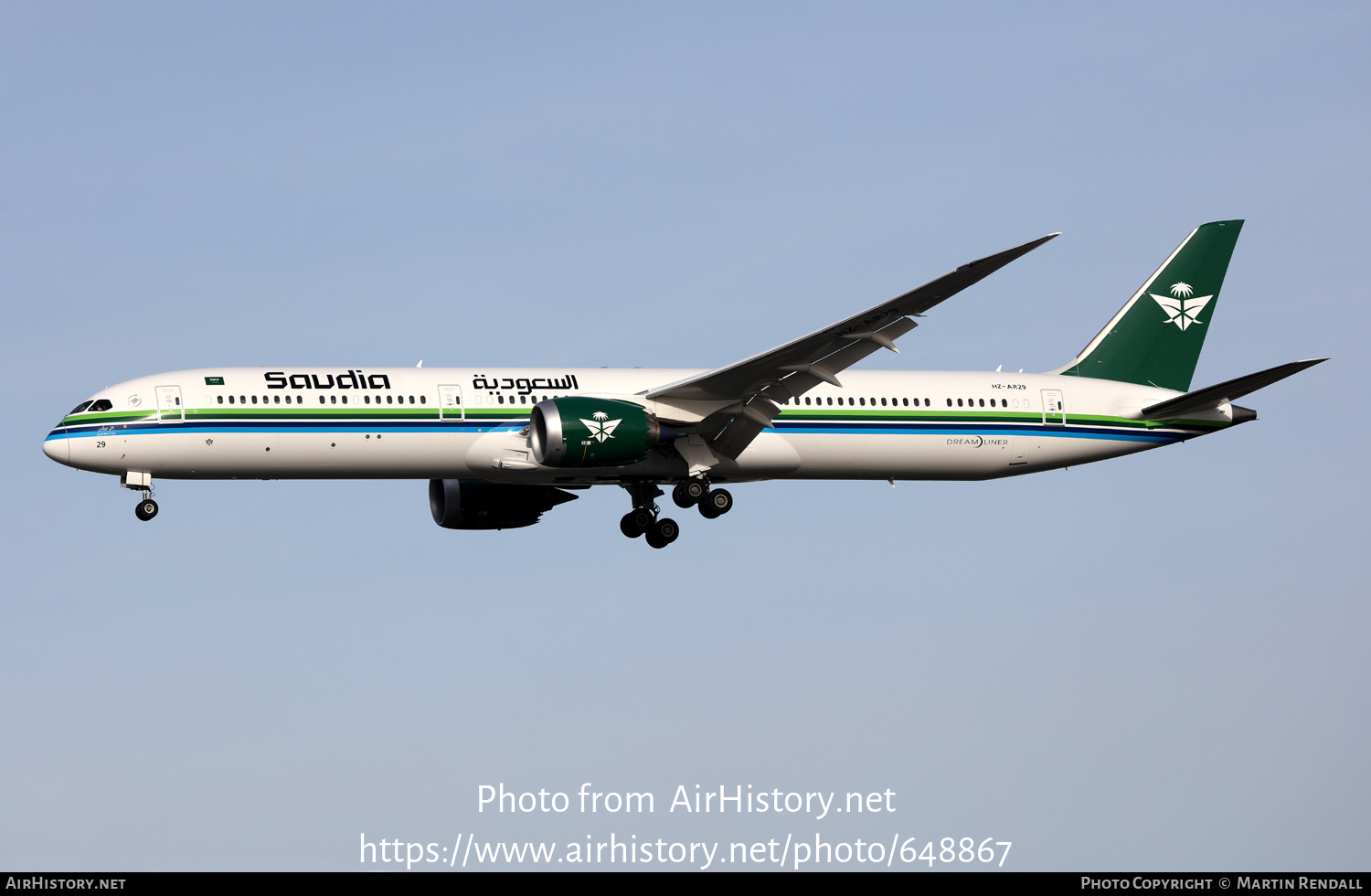 Aircraft Photo of HZ-AR29 | Boeing 787-10 Dreamliner | Saudia - Saudi Arabian Airlines | AirHistory.net #648867