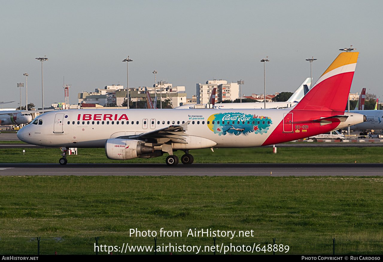 Aircraft Photo of EC-IZR | Airbus A320-214 | Iberia | AirHistory.net #648889