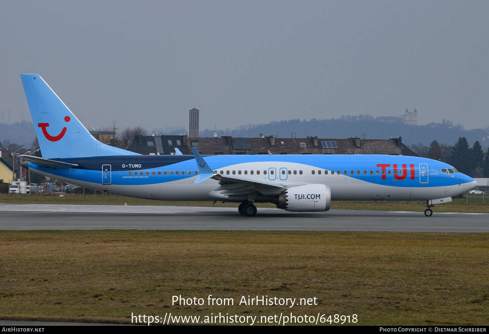 Aircraft Photo of G-TUMO | Boeing 737-8 Max 8 | TUI | AirHistory.net #648918