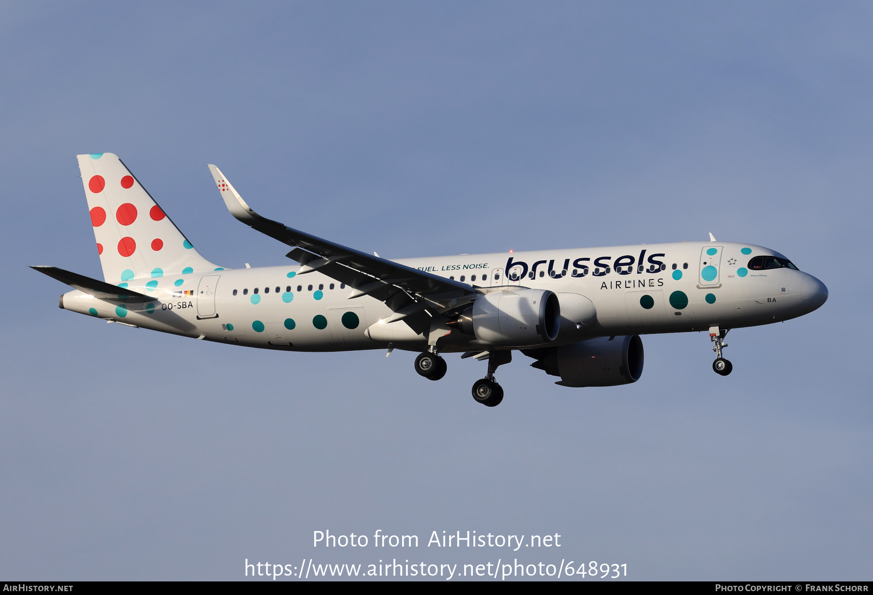 Aircraft Photo of OO-SBA | Airbus A320-251N | Brussels Airlines | AirHistory.net #648931