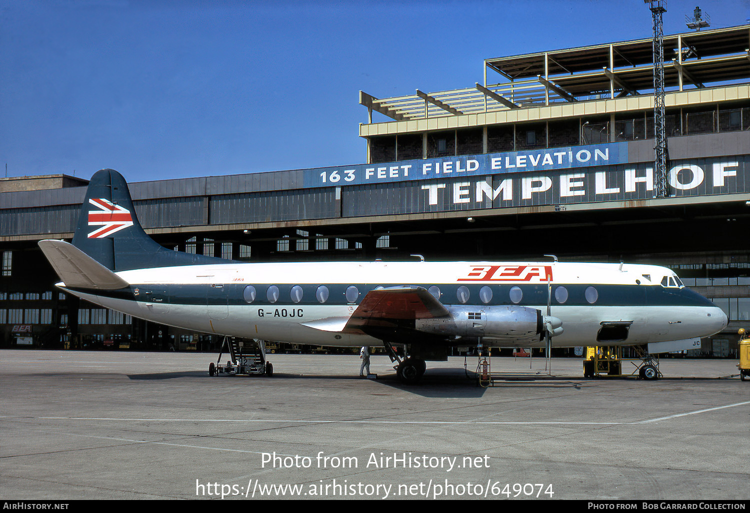 Aircraft Photo of G-AOJC | Vickers 802 Viscount | BEA - British European Airways | AirHistory.net #649074