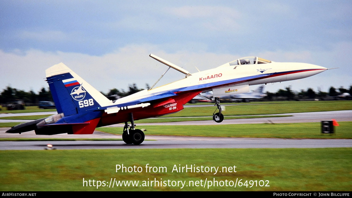 Aircraft Photo of 598 | Sukhoi Su-27 | Russia - Air Force | AirHistory.net #649102