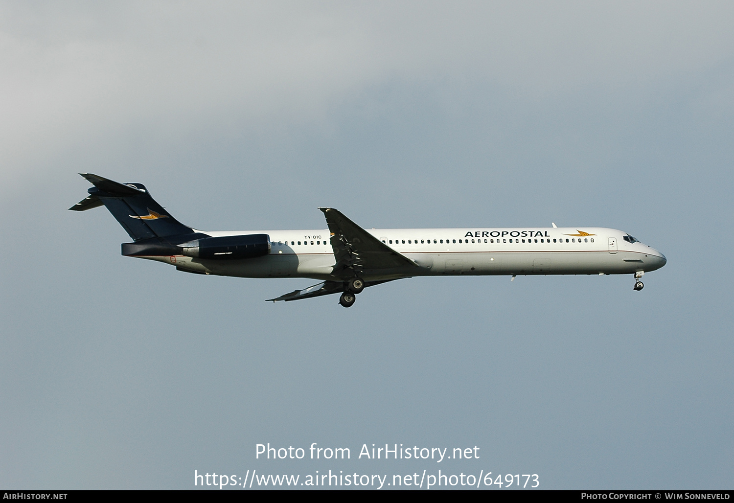 Aircraft Photo of YV-01C | McDonnell Douglas MD-83 (DC-9-83) | Aeropostal | AirHistory.net #649173