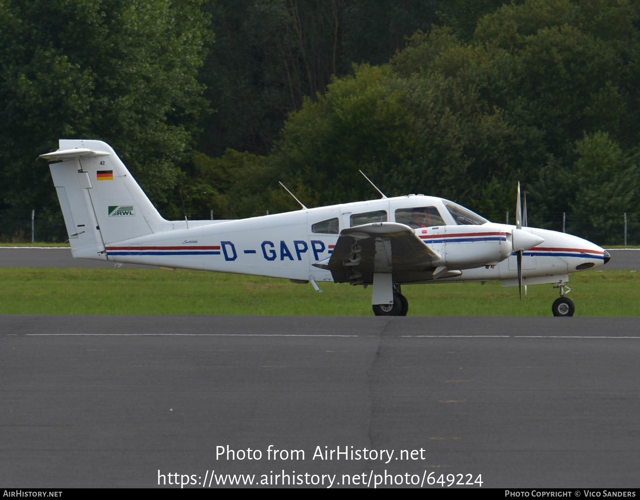 Aircraft Photo of D-GAPP | Piper PA-44-180 Seminole | RWL German Flight Academy | AirHistory.net #649224