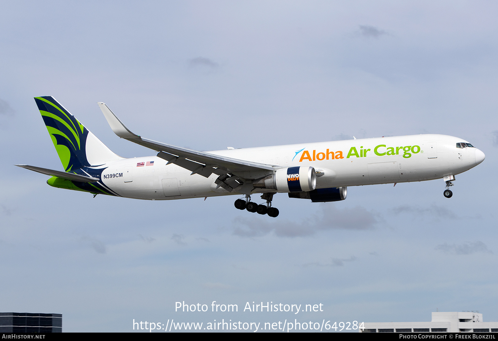 Aircraft Photo of N399CM | Boeing 767-323/ER(BDSF) | Aloha Air Cargo | AirHistory.net #649284