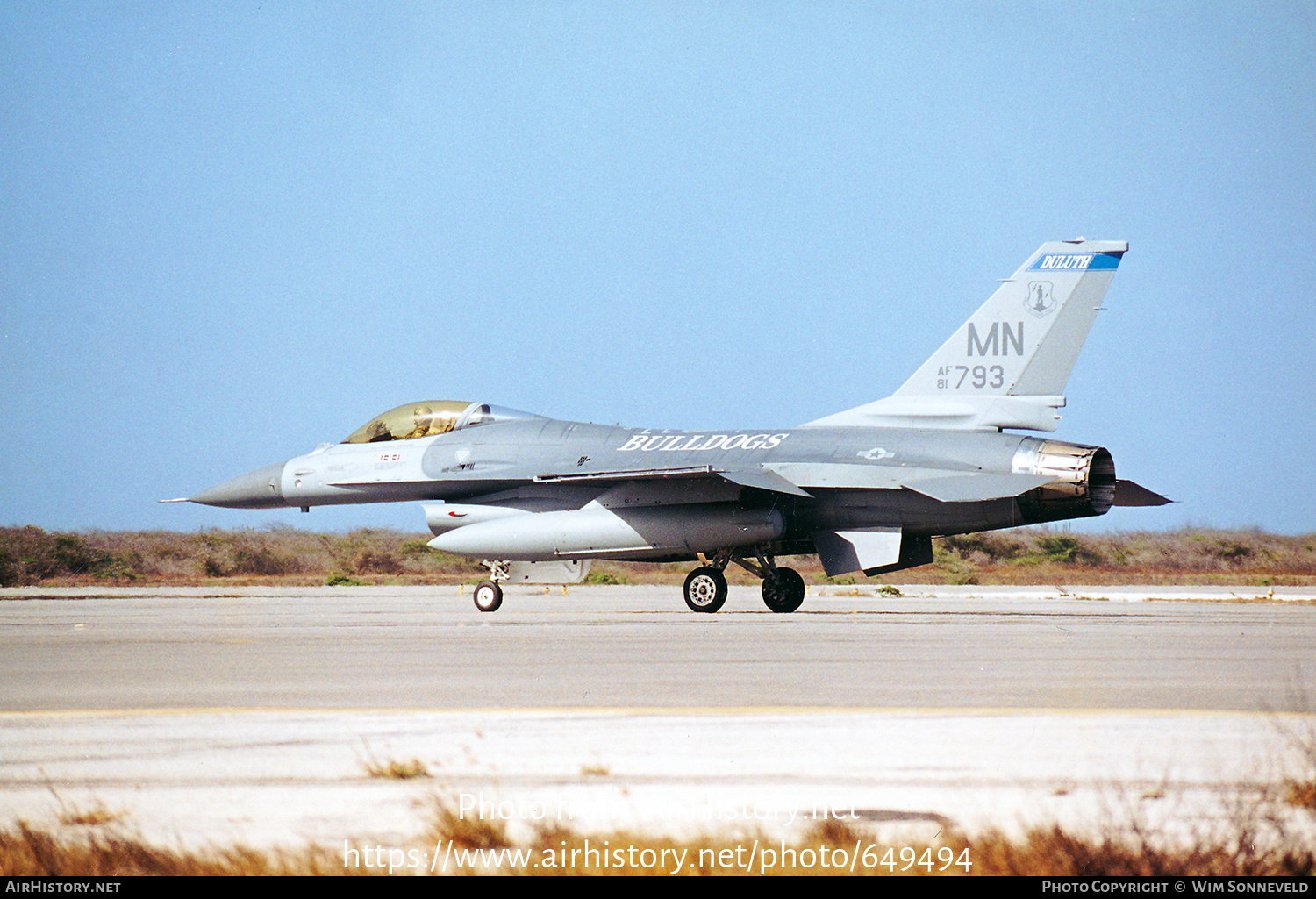 Aircraft Photo of 81-0793 | General Dynamics F-16A/ADF Fighting Falcon | USA - Air Force | AirHistory.net #649494