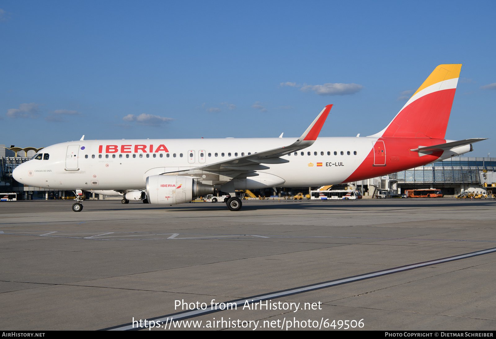 Aircraft Photo of EC-LUL | Airbus A320-216 | Iberia | AirHistory.net #649506