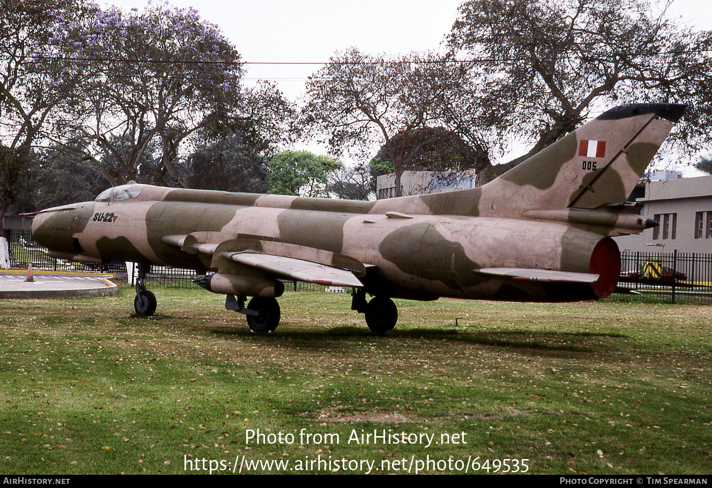 Aircraft Photo of 005 | Sukhoi Su-22 | Peru - Air Force | AirHistory.net #649535