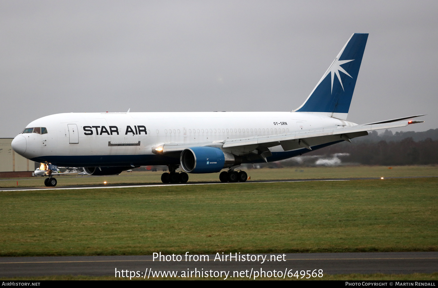 Aircraft Photo of OY-SRN | Boeing 767-219/ER(BDSF) | Star Air | AirHistory.net #649568