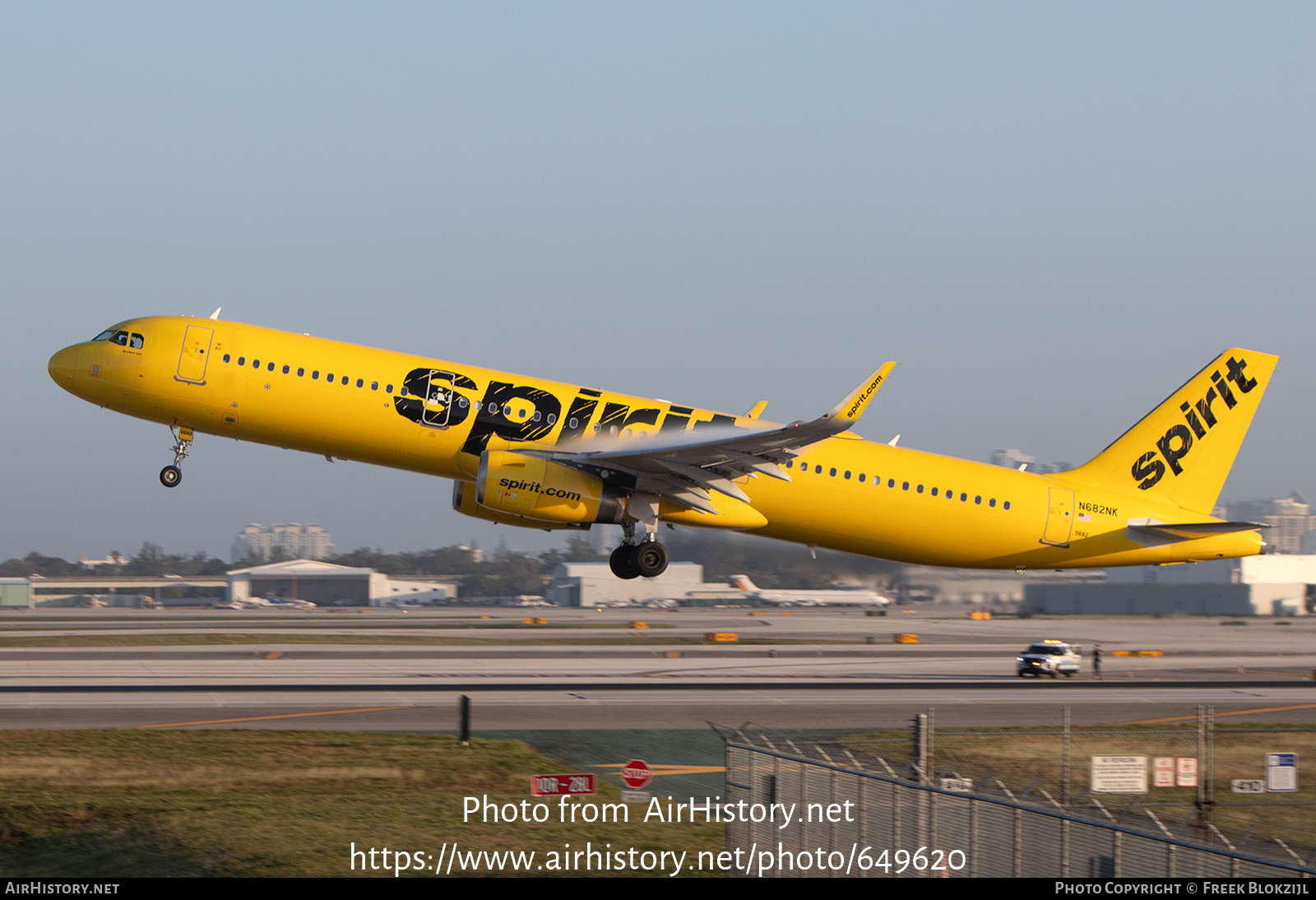 Aircraft Photo of N682NK | Airbus A321-231 | Spirit Airlines | AirHistory.net #649620