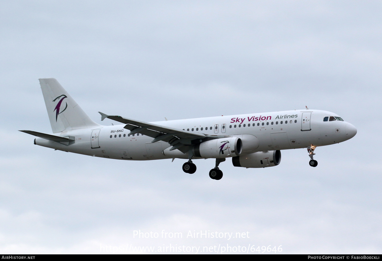 Aircraft Photo of SU-SKC | Airbus A320-232 | Sky Vision Airlines | AirHistory.net #649646