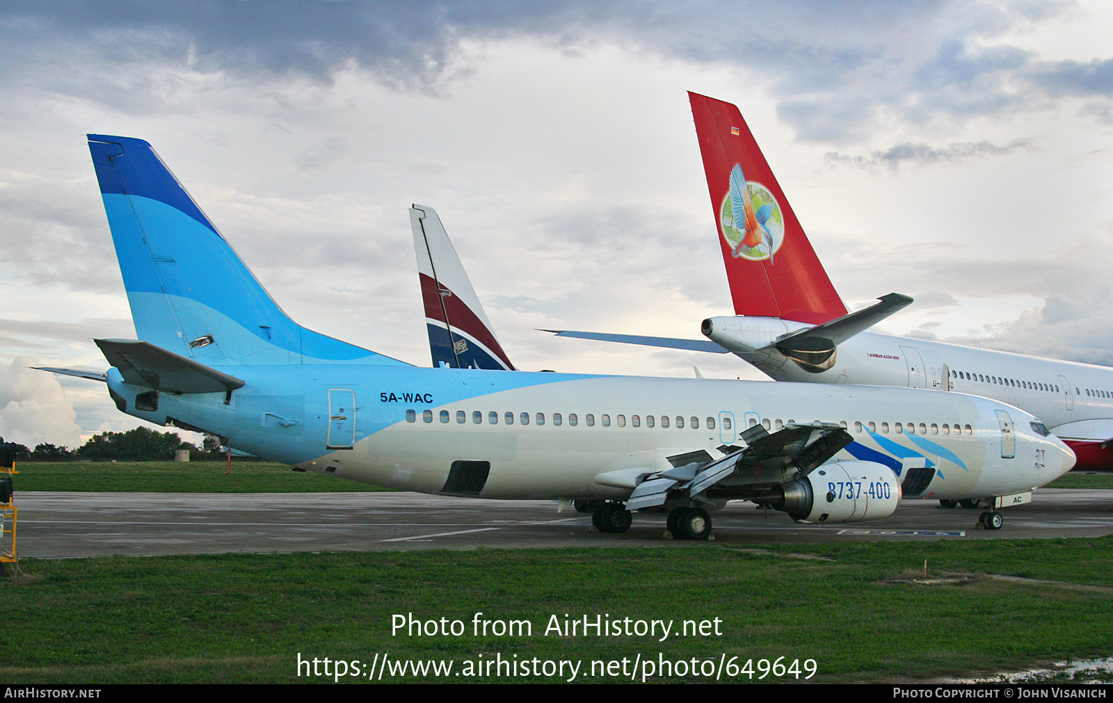 Aircraft Photo of 5A-WAC | Boeing 737-4B6 | Buraq Air | AirHistory.net #649649