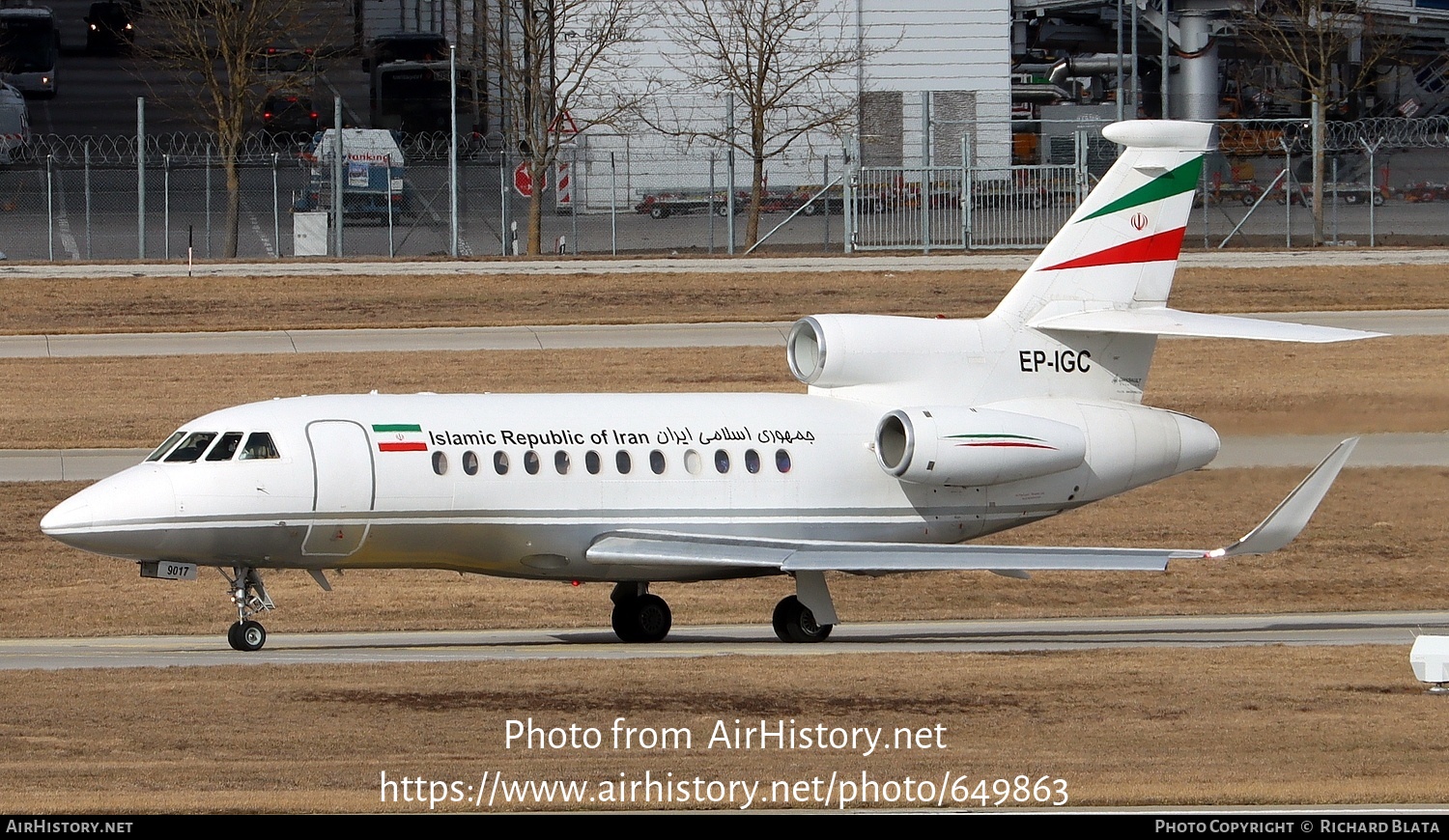 Aircraft Photo of EP-IGC / 5-9017 | Dassault Falcon 900EX | Islamic Republic of Iran | AirHistory.net #649863