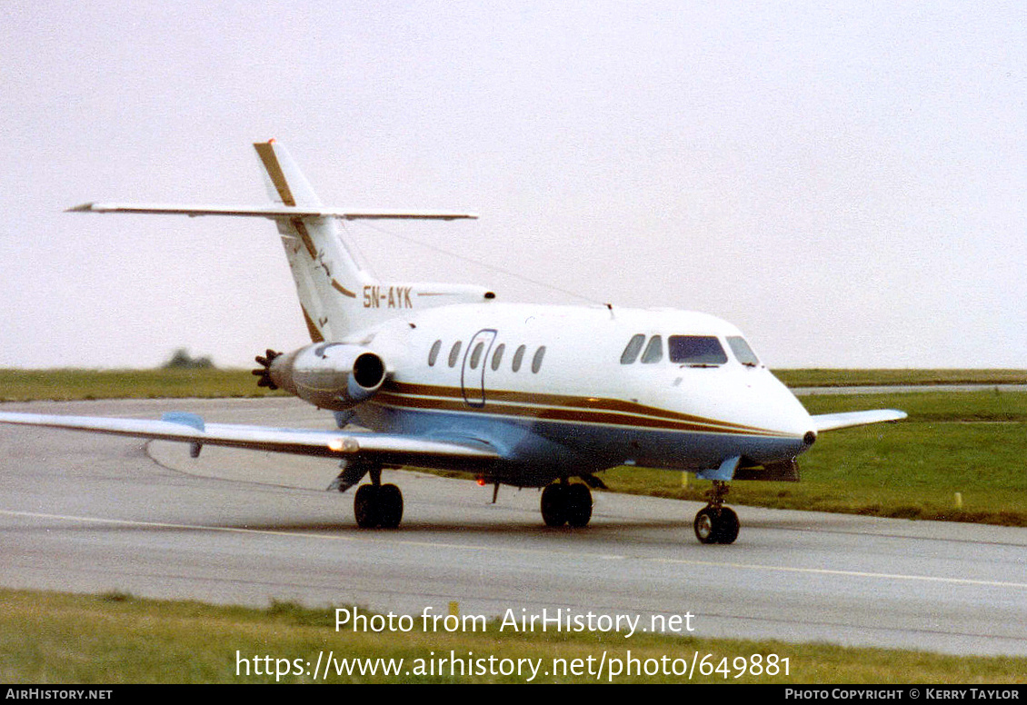 Aircraft Photo of 5N-AYK | Hawker Siddeley HS-125-600B | AirHistory.net #649881